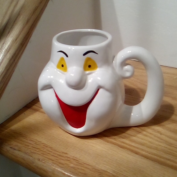 Sinister Smile Terra Cotta Ghost Mug Vintage Lmtd Edition - Picture 1 of 11